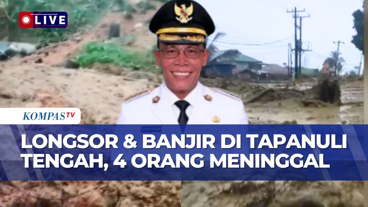 [FULL] Bupati Masinton Pasaribu Update Kondisi Terbaru Bencana Longsor dan Banjir di Tapanuli Tengah