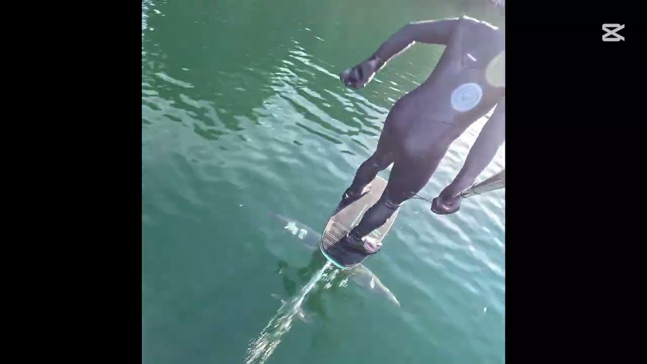 Pump foil F one Jam 1900 por el cañon de entrepeñas