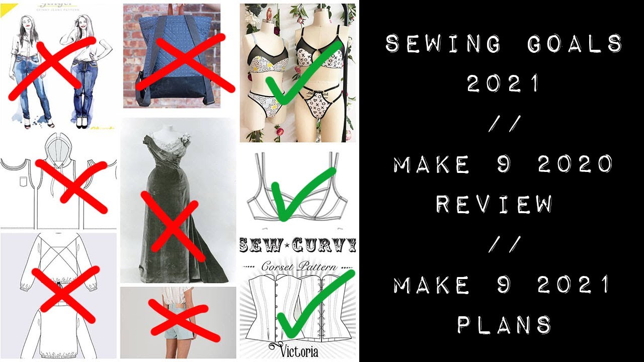 2021 Sewing Goals and Make Nine Plans 2021 | Sewing Vlog January 2021