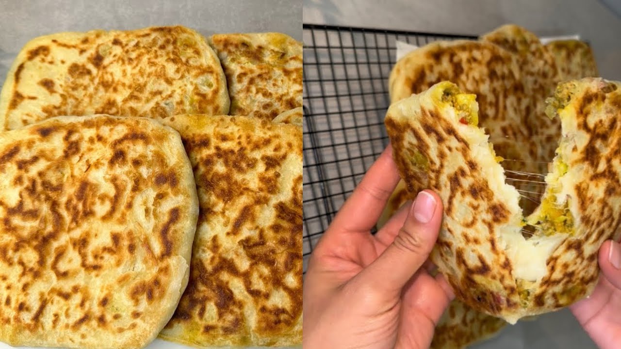 Ramadan 2023 🌙: La meilleure recette de msemen farcis , inratable même pour débutants #ramadan
