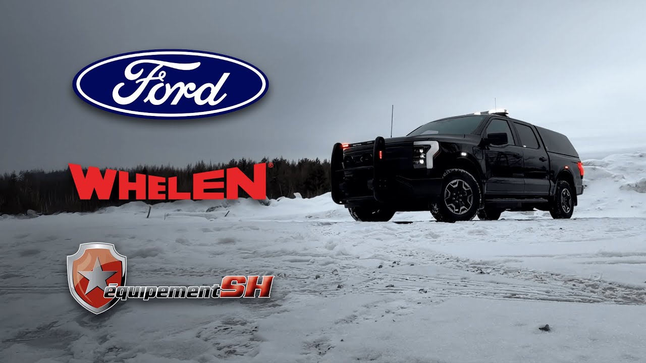 Aménagement d'un F-150 Lightning 100% Électrique pour la ville de Rawdon par Équipement SH