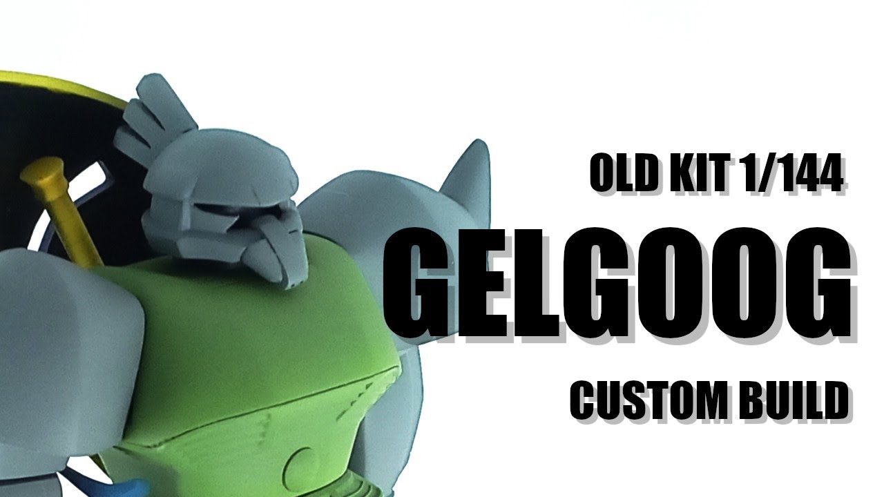 BANDAI 旧キット ゲルググ 1/144 改造｜制作工程と完成品鑑賞 #ガンプラ #oldkit #gunpla #gelgoog #旧キット