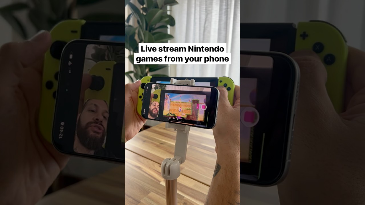 How to livestream Nintendo Switch games on iPhone easy setup