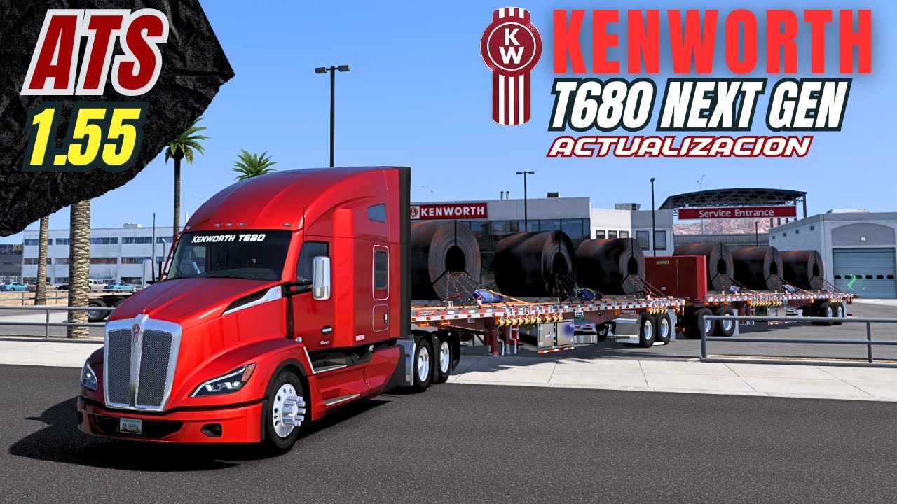 Kenworth T680 NEXT GEN nueva ACTUALIZACIÓN en ATS 1.55!