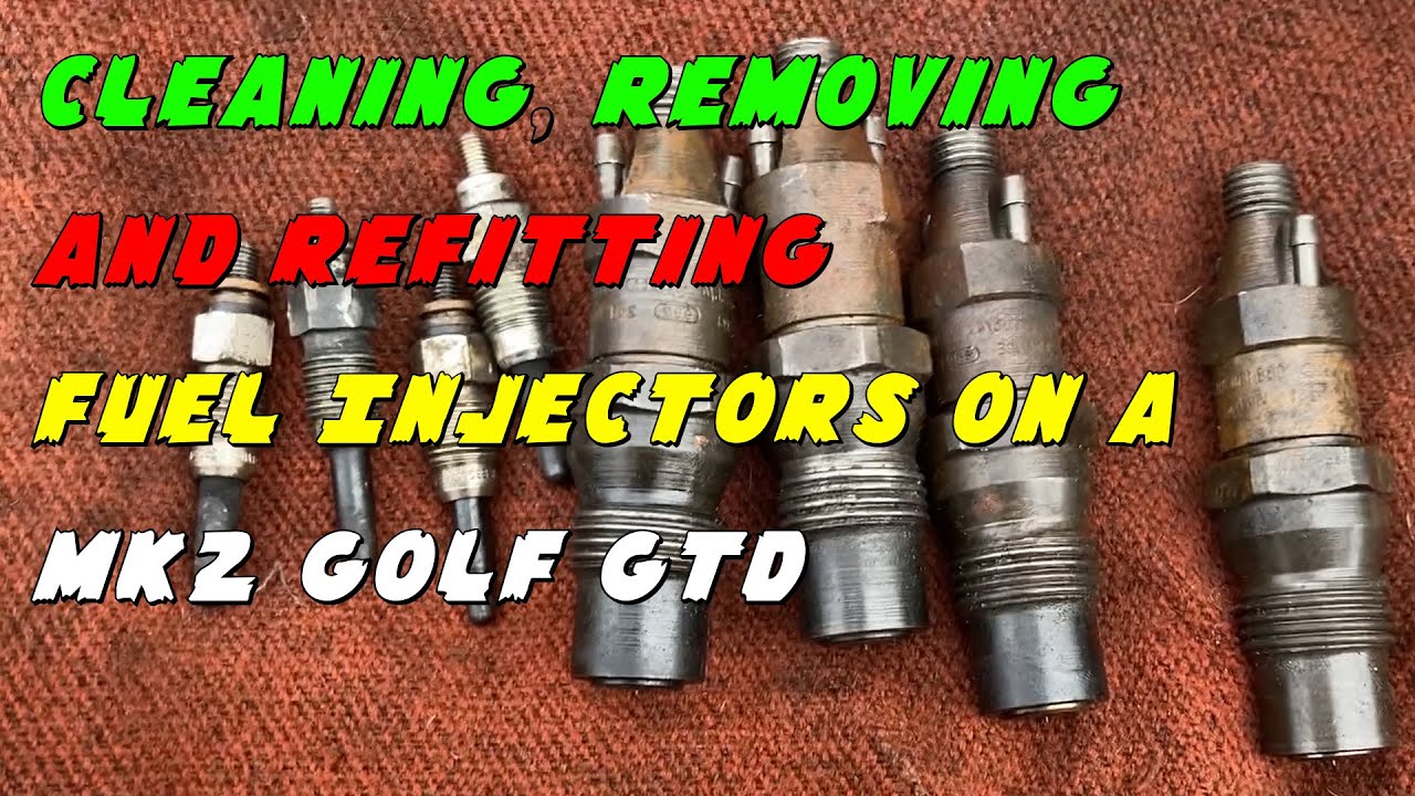 Cleaning fuel injectors on a MK2 Golf GTD (RA / SB)