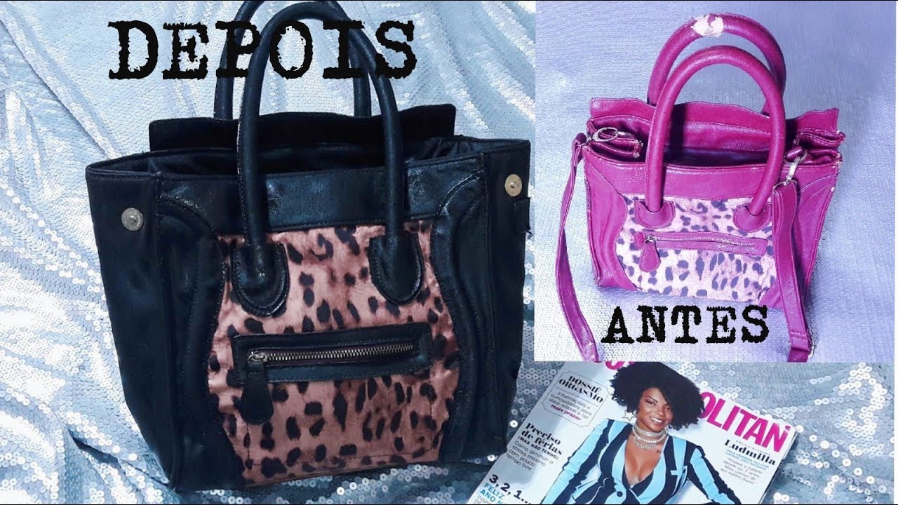 CUSTOMIZANDO BOLSA DESCASCADA!! TENHA SUA BOLSA TOP DE VOLTA!