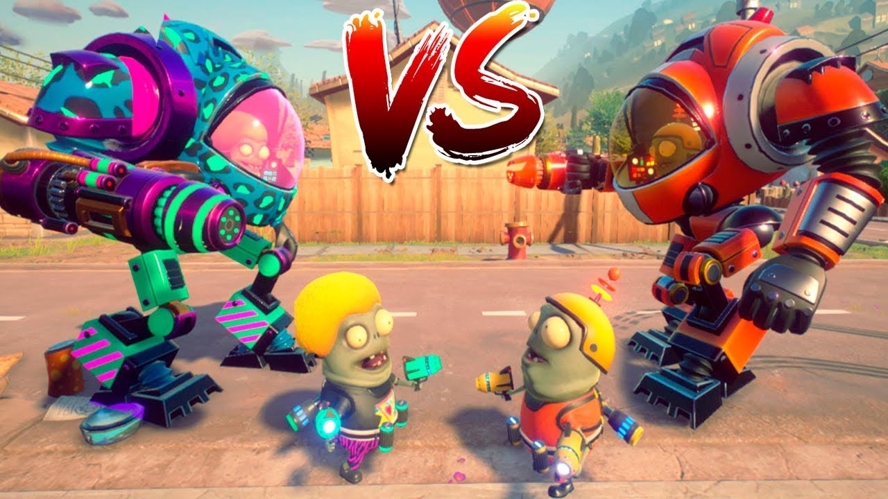 ZOMBIDITO DE FIESTA VS ZOMBIDITO (Z-MECH DE FIESTA VS Z-MECH) | Plants Vs Zombies: Garden Warfare 2