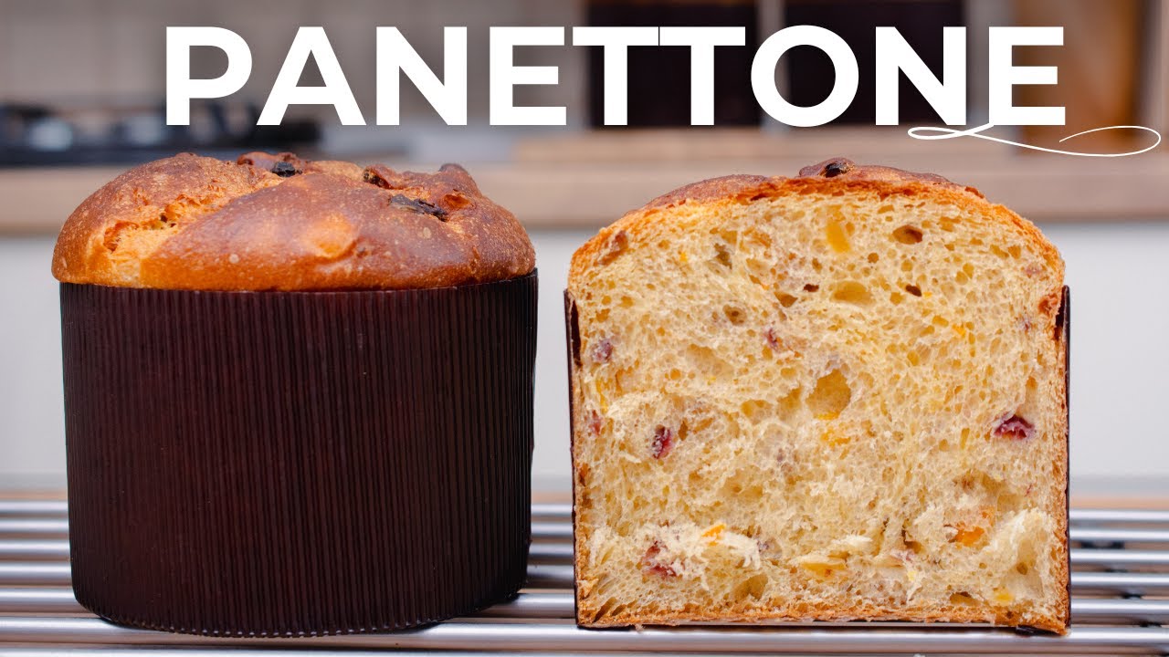 Cel mai pufos PANETTONE italian cu fructe uscate - Cum să îl faci acasă pas cu pas 👩‍🍳✨