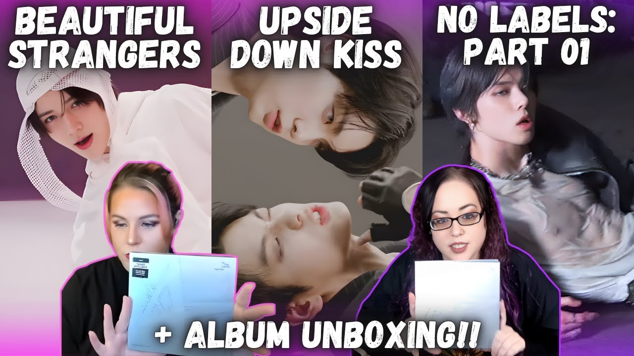 YEONJUN NO LABELS: ЧАСТЬ 01 + TXT Beautiful Strangers и Upside Down Kiss + Распаковка альбома | Р...