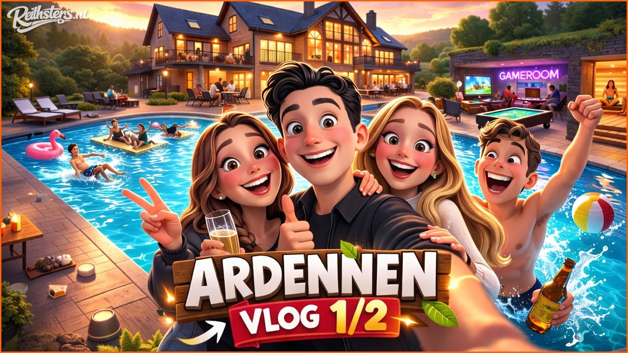 MEGA VRIENDENWEEKEND IN DE ARDENNEN! 🏡🔥 (Deel 1/2) | Vlog #774