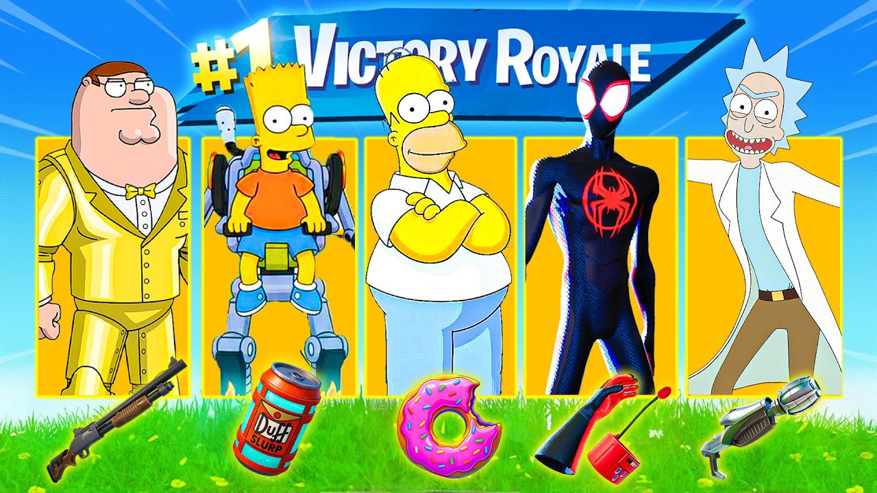 *СЛУЧАЙНОЕ* испытание мультяшного босса в Fortnite!