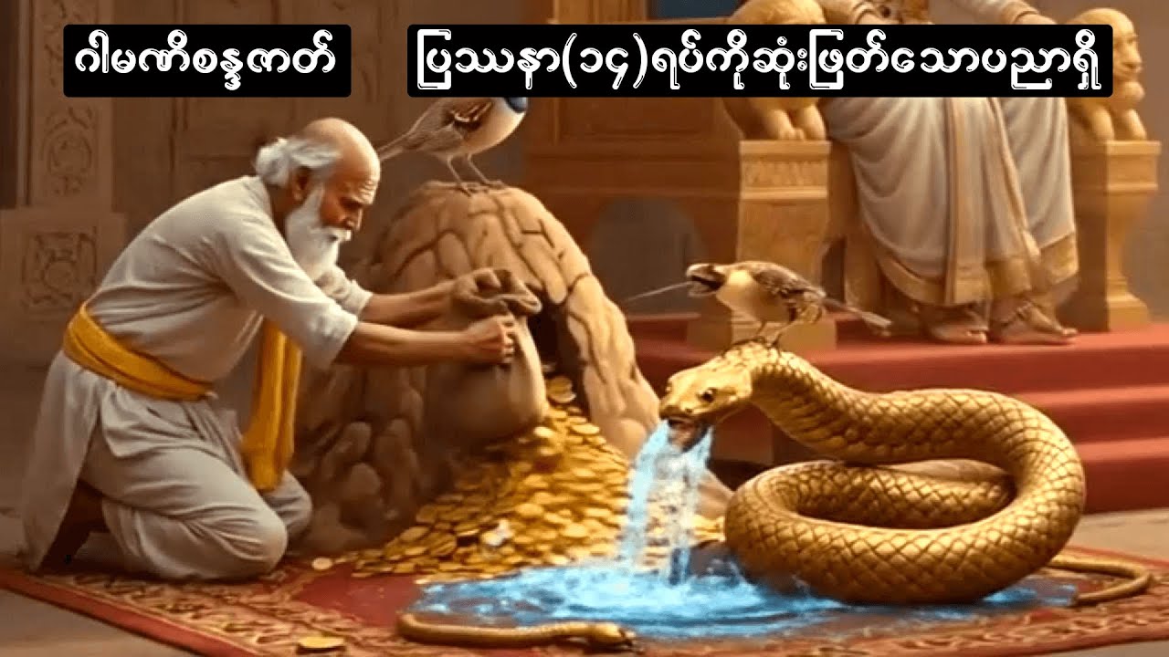 (၃)ဂါမဏိစန္ဒဇာတ်(ပြဿနာ(၁၄)ရပ်ကိုဆုံးဖြတ်သောပညာရှိ)