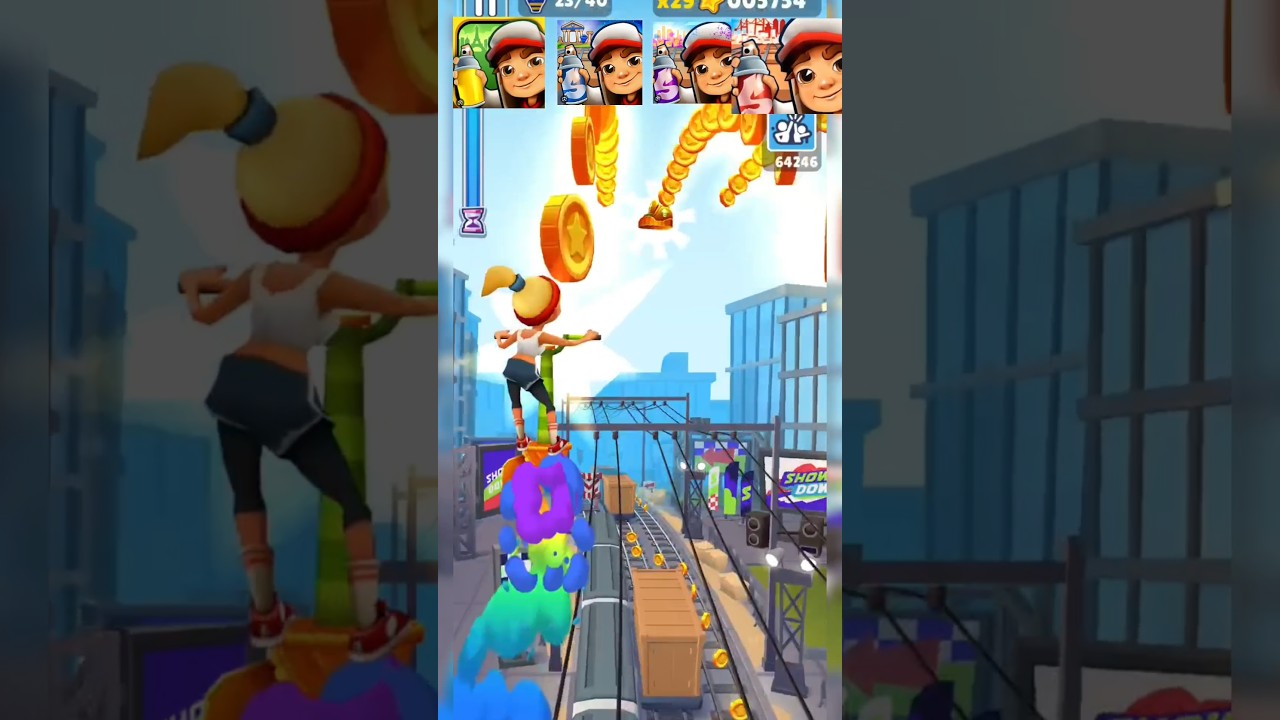 Subway surfers city 🌆-Paris 🆚 Mumbai Holi🆚 GREECE game play-63#subwaysurfers #shorts #shortvideo