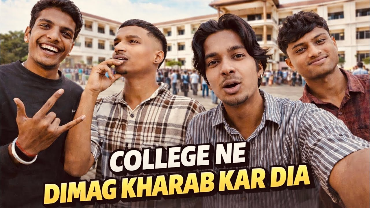 Part 1, “College ne dimag hi nahi… zindagi hila di 🤯😂 | Student Reality” #collegelife 