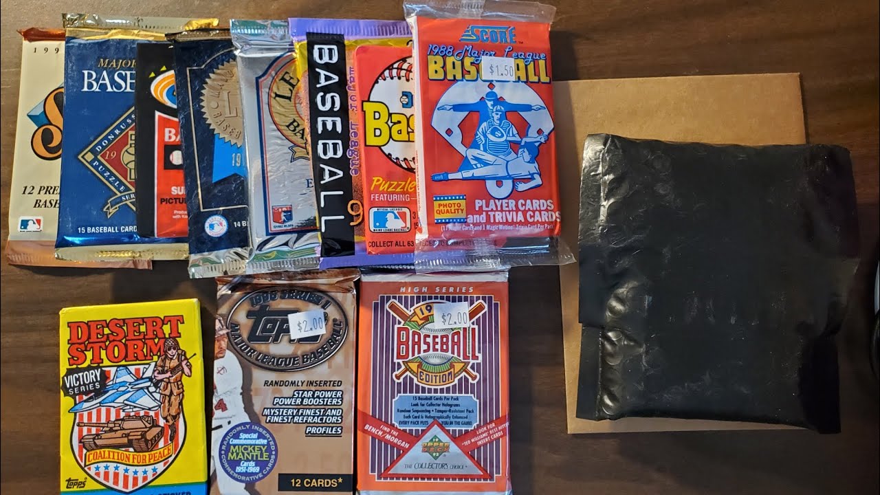 ASMR Random Wax Packs With A Mail Call No Talking