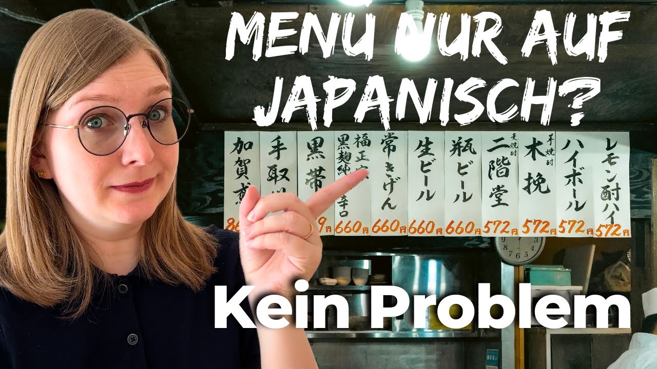 Essen in Japan ohne Angst vor der Speisekarte