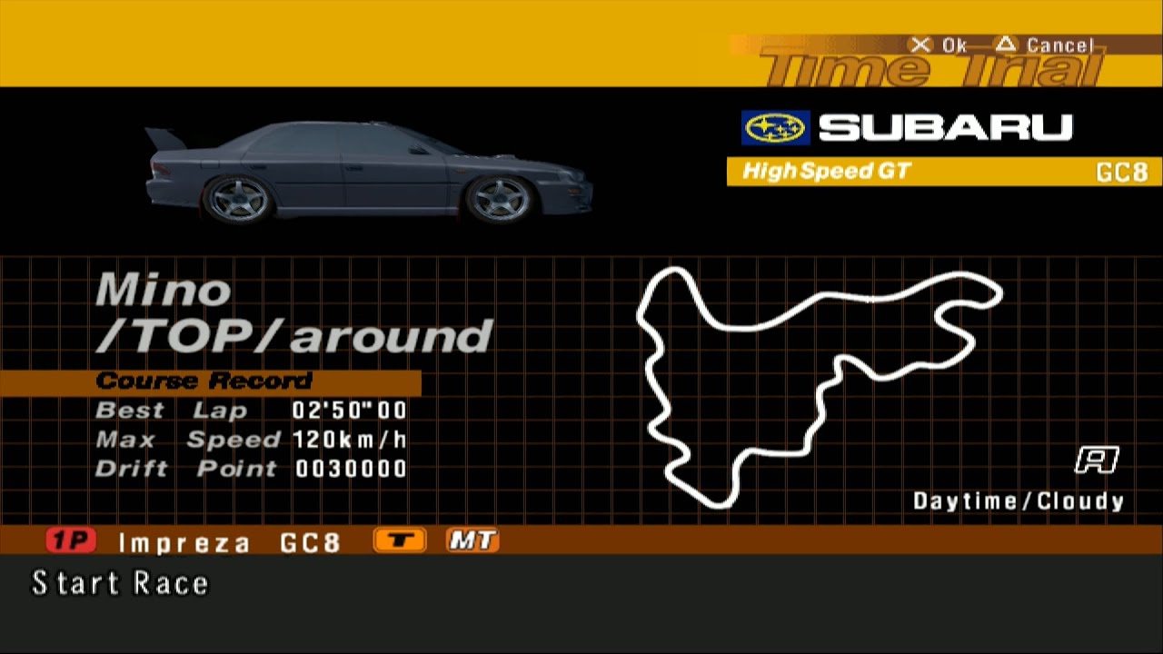 Road Rage 3 - TA / Impreza GC8 / (箕面) Mino - Top Counter Clockwise / 미노 반시계 / 峠3 / Touge3