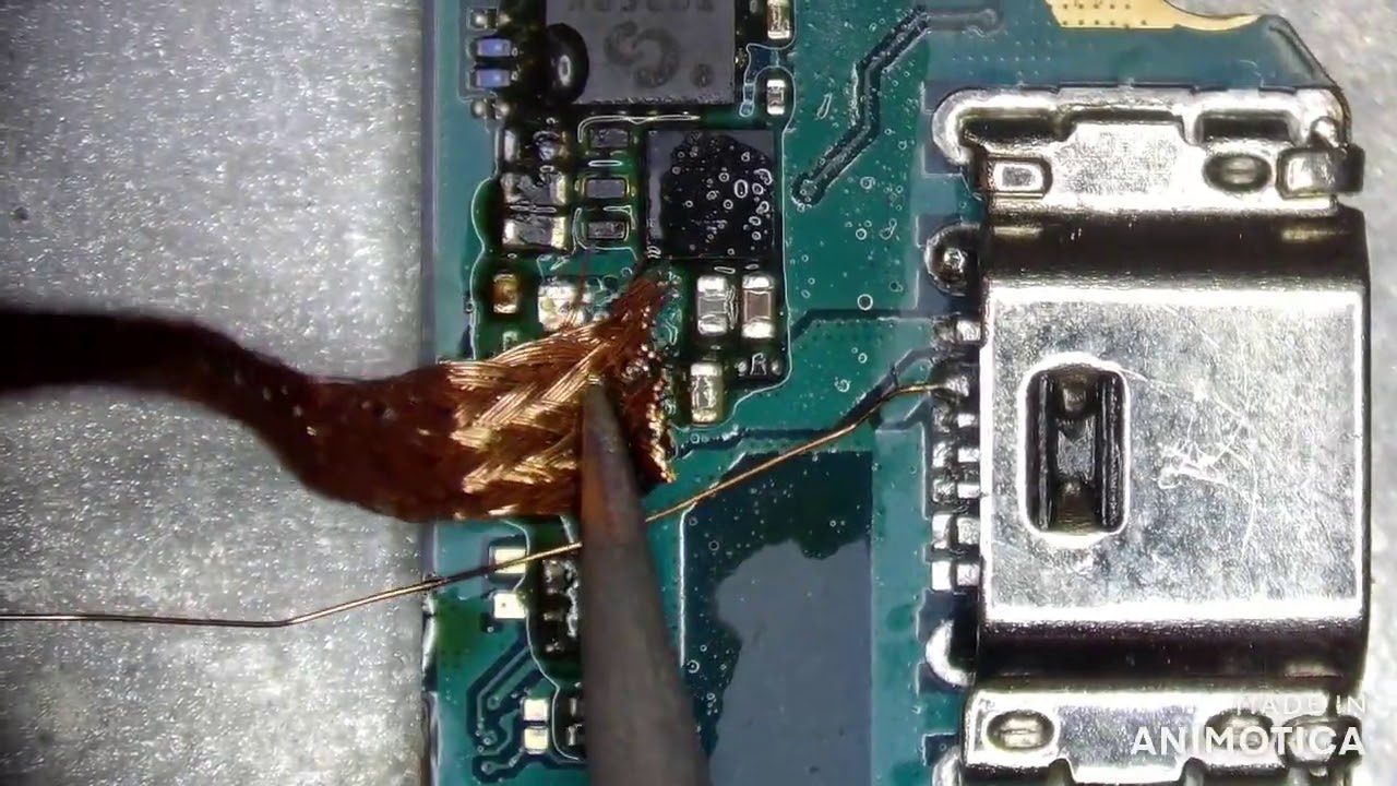 Samsung j400 charging solution jumper ic