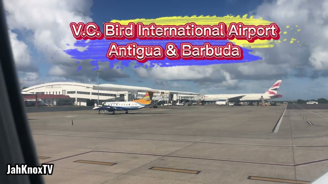 Taking-off at the V.C. Bird International Airport – Antigua & Barbuda