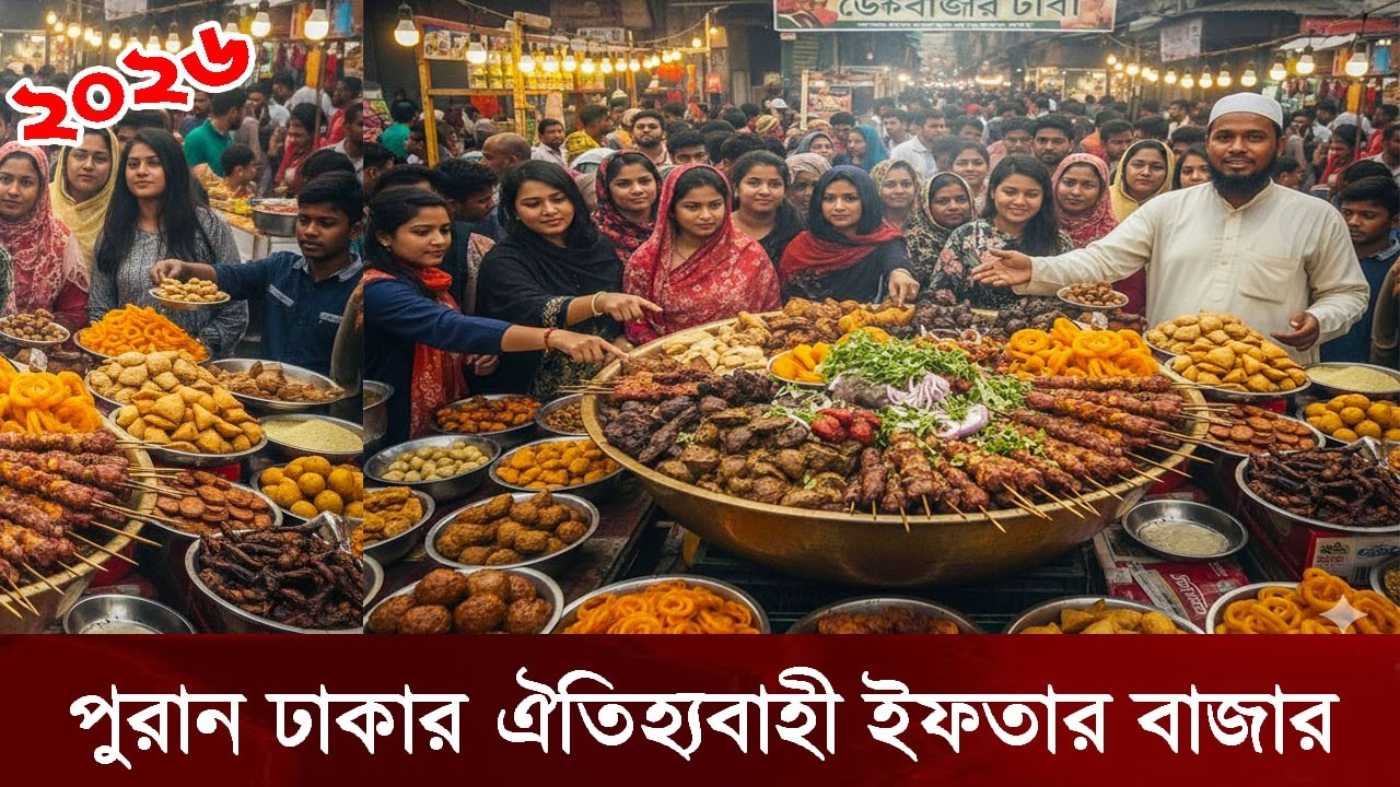 পুরান ঢাকার চকবাজারের মোগল আমলের ইফতার বাজার || বড়বাপের পোলায় খায় || Iftar Market of Chawkbazar
