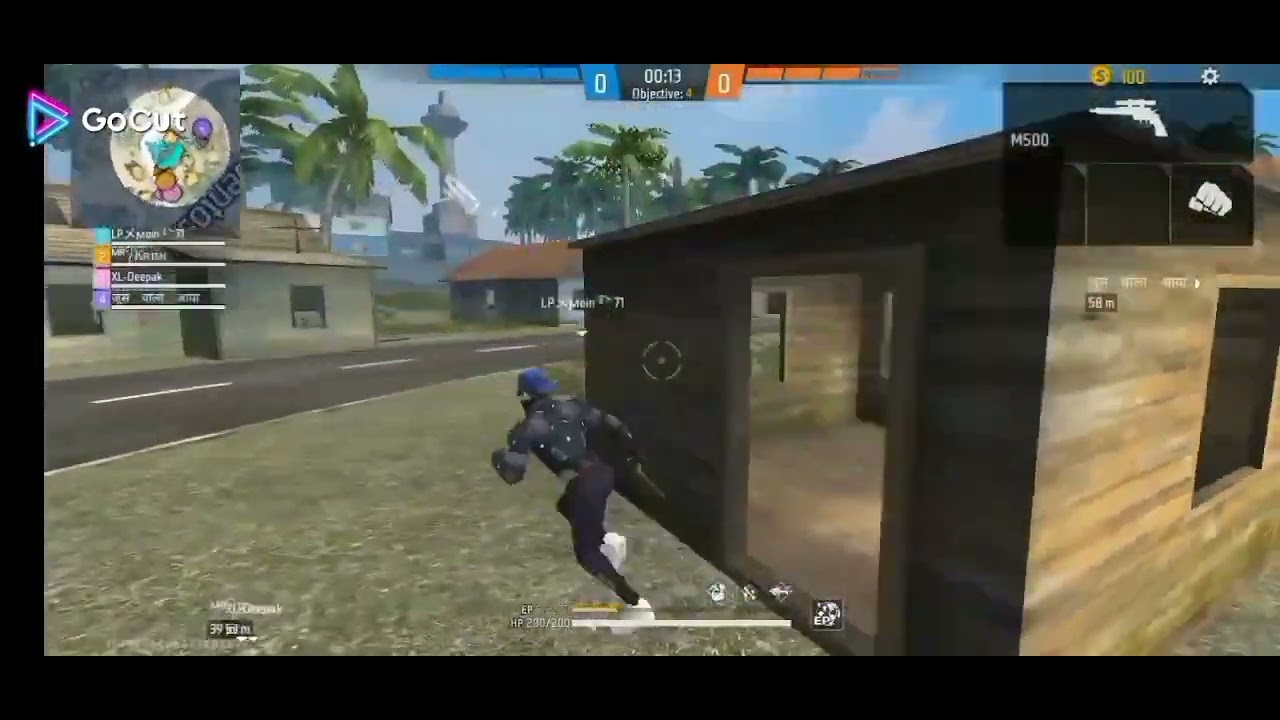1VS4 ONLY M500 LP GAMING 😈#shorts #FREE FIRE 🔥🔥