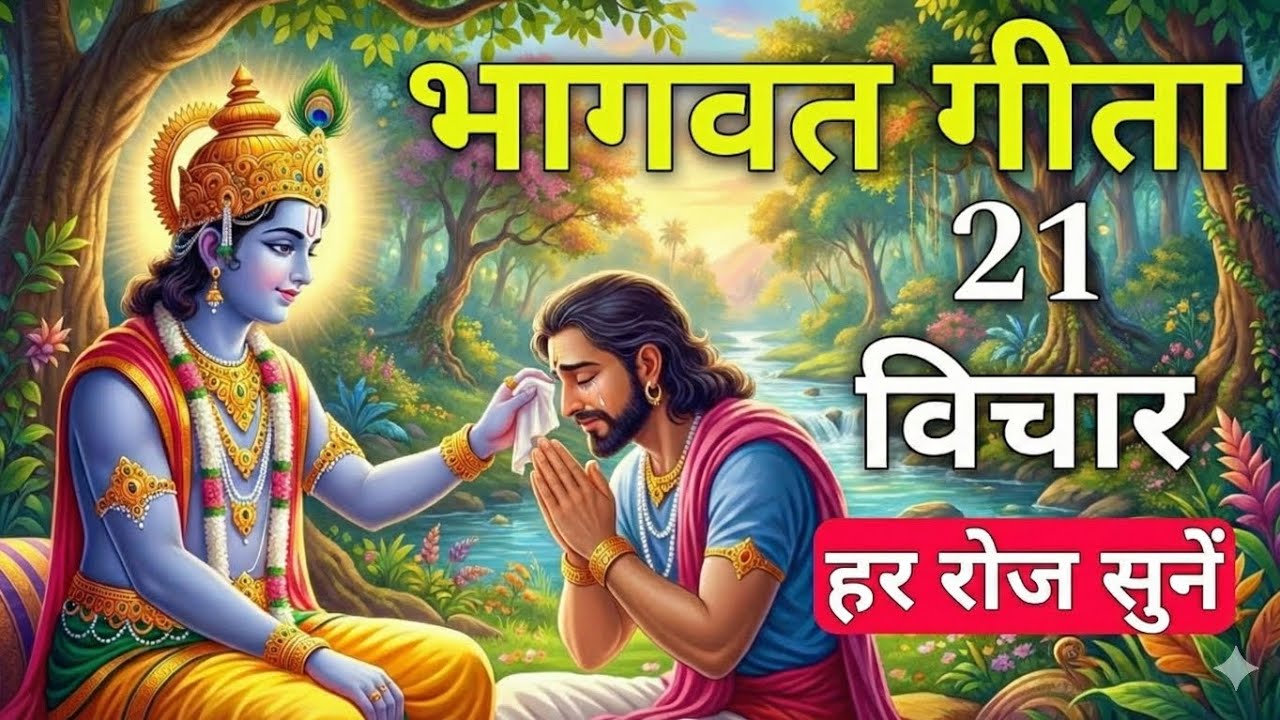 श्रीमद्भगवद्गीता: जीवन बदलने वाले 21 अनमोल विचार​हर रोज सुनें: 