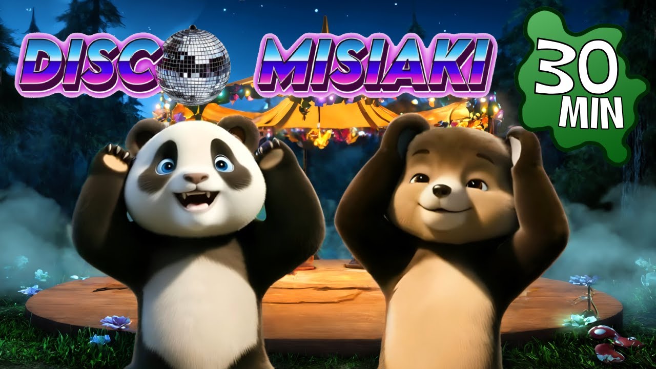 30 minut zabawy - Mini Disco z pokazywaniem - Tańcz z nami - prowadzą Disco Misiaki