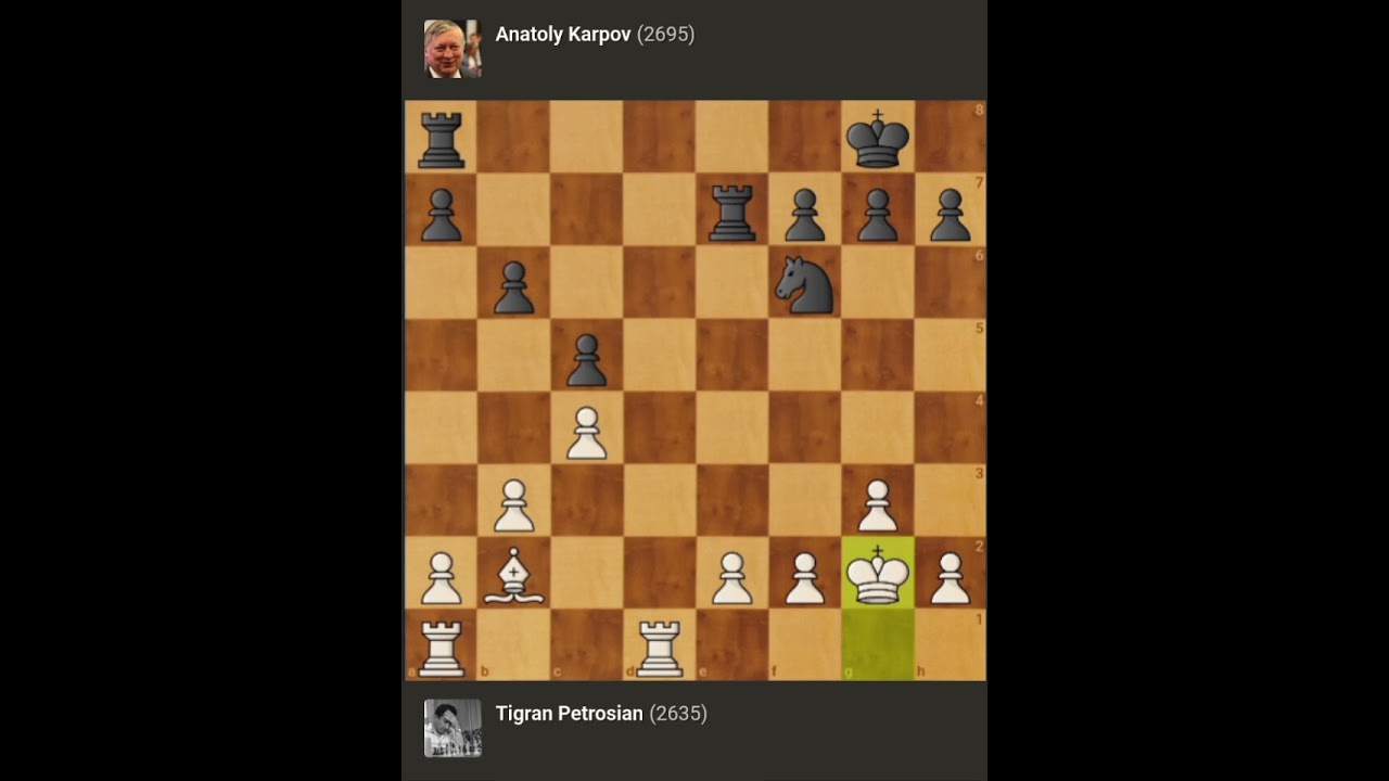 Tigran Petrosian vs Anatoli Karpov || URS Championship • Moscow - Russia (1976)