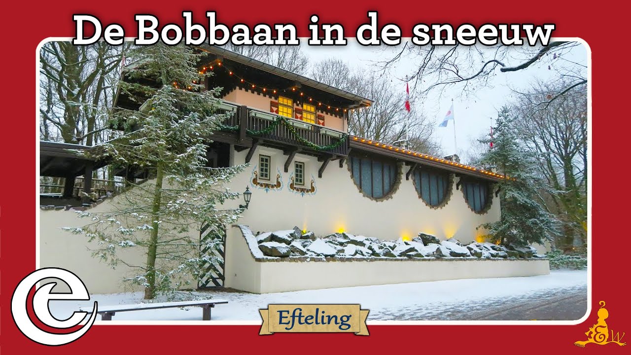 [#Efteling] Bobbaan - De attractie en omgeving in de Sneeuw ❄️