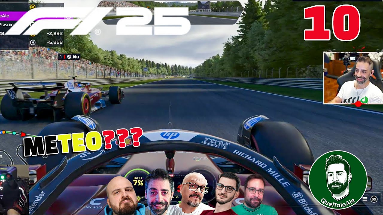 F1 25 - PROVIAMO STRATEGIE A SPA - MULTICOOP CON LA BANDA - Gameplay ITA - SPA 10