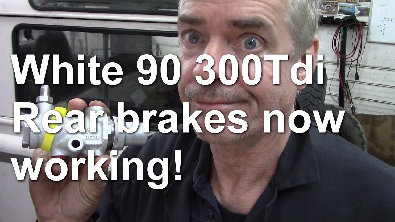 White 90 300Tdi Rear brakes now working