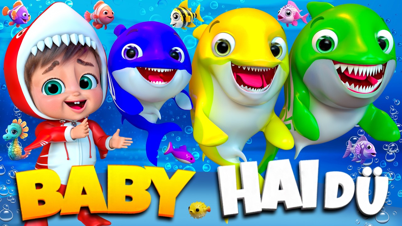 Bebê Tubarão e sua Família  @SuperLucaPortugues #rimasinfantis #musicasinfantis