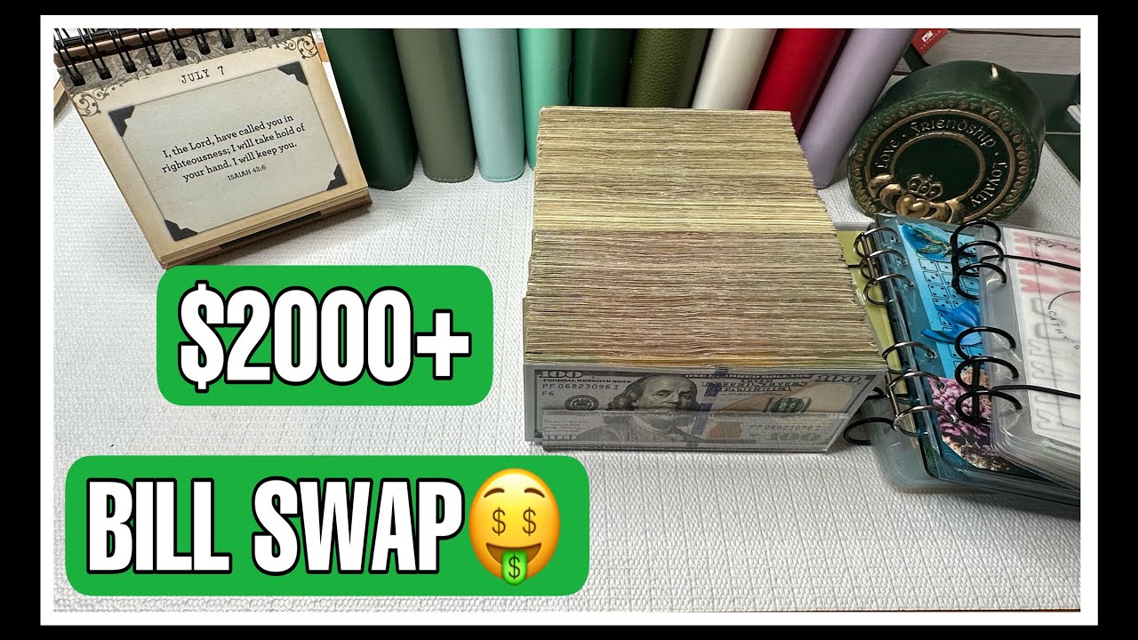$2000+ Cash Envelope Bill Swap🤑/Condensing ALL My Binders and Envelopes💰/Single Mom/Ep.276