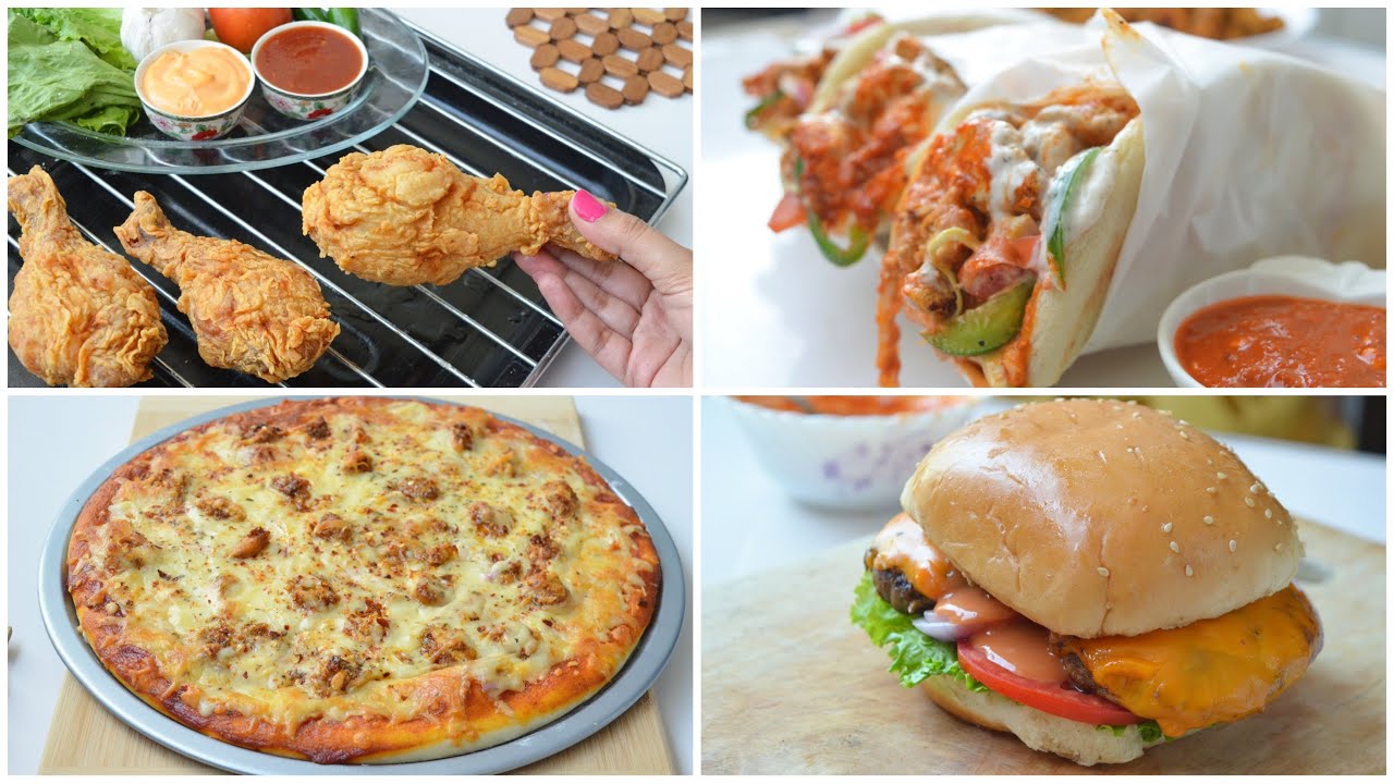 4 Original Restaurant Style Fast Food Recipes by (YES I CAN COOK)