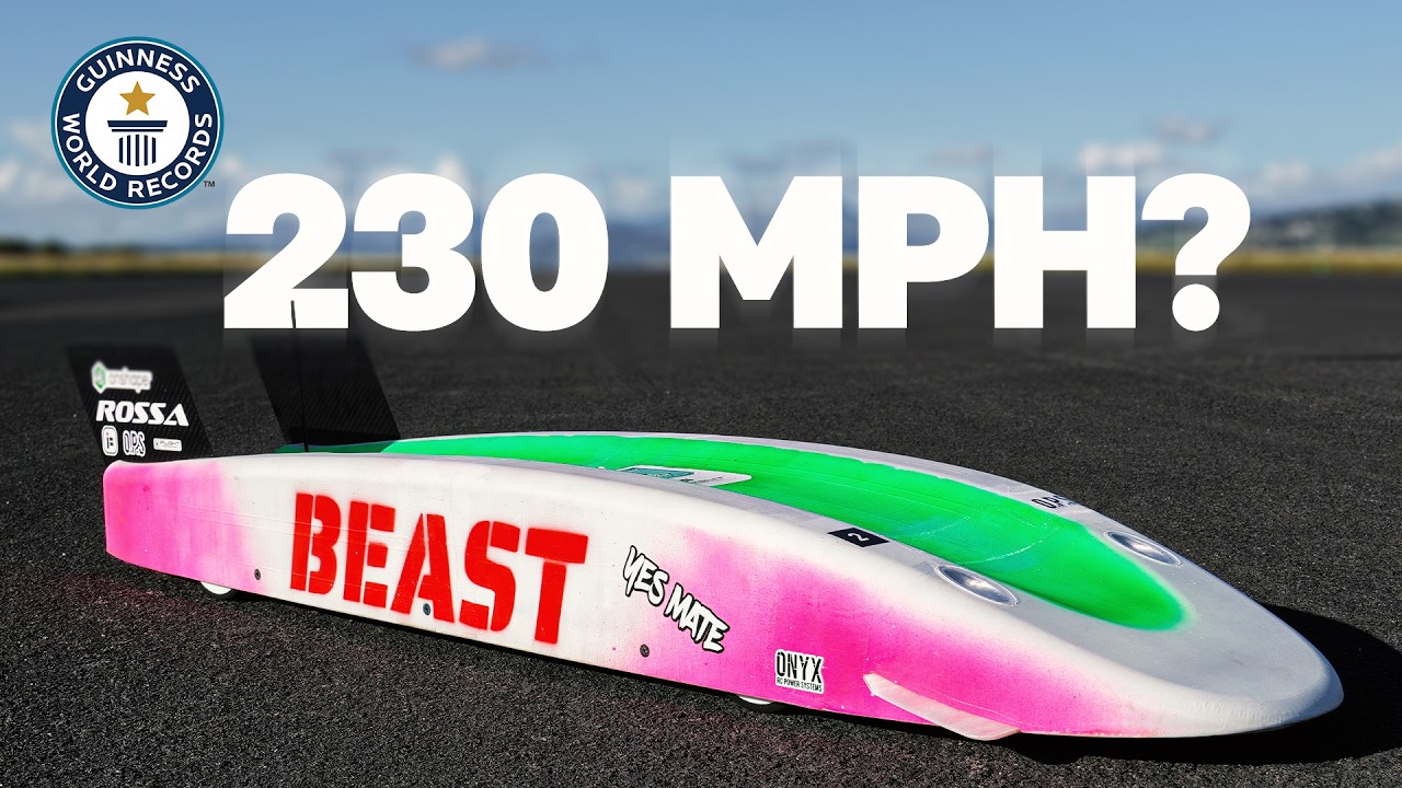 Fastest Battery-Powered Remote-Controlled Car | Guinness World Records