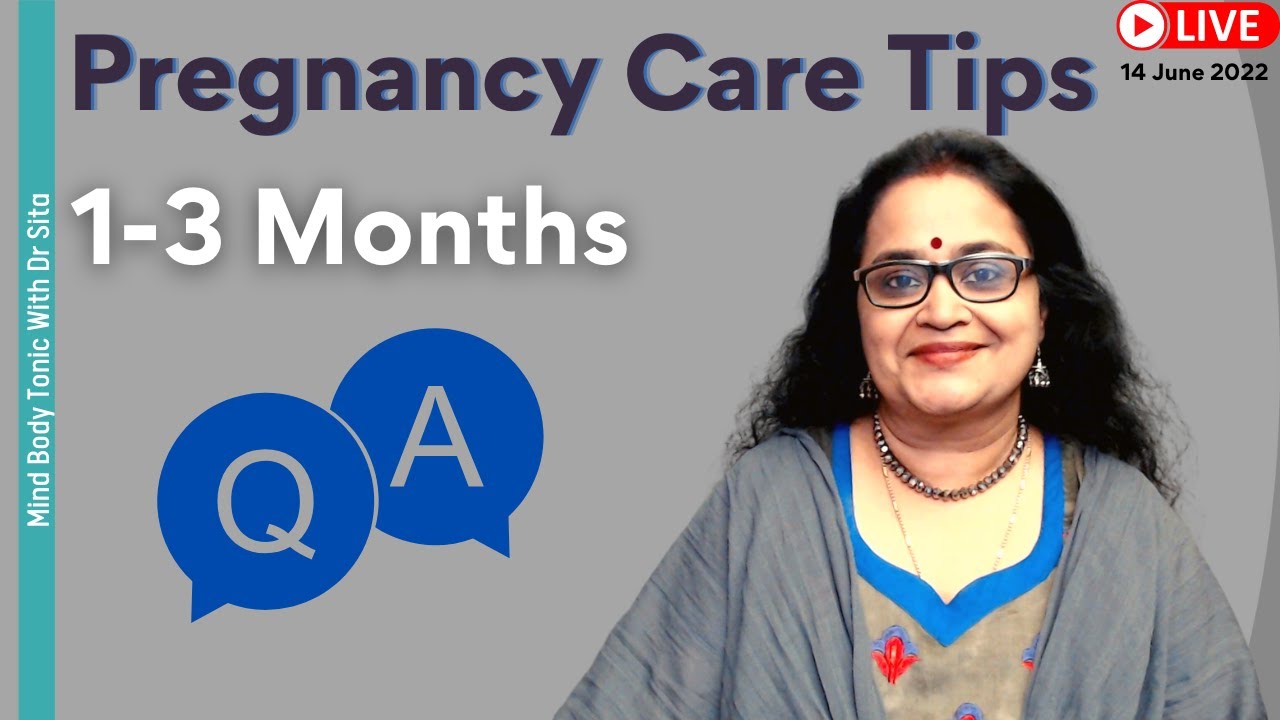 Pregnancy Care Tips  Q & A | 1-3 Months | Dr Sita | Malayalam | 14-6-22