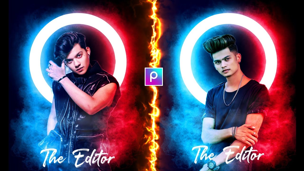 Ring Light Dual Tone Photo Editing | Ring Light Glowing Photo Editing in Picsart | Photo Editing