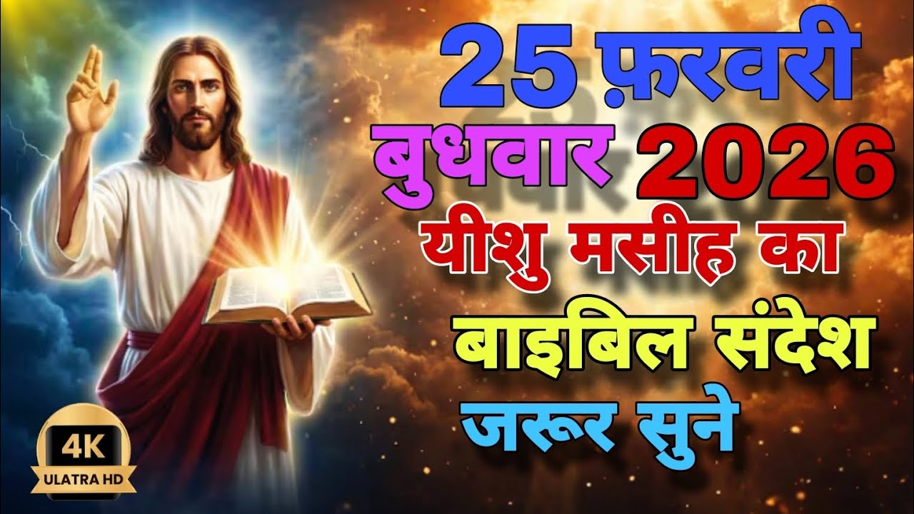 ✝️🔴फ़रवरी मंगलवार 2026 का यीशु मसीह का सन्देश🌠जरूर सुने Universe Message Jesus Message Today#prayer