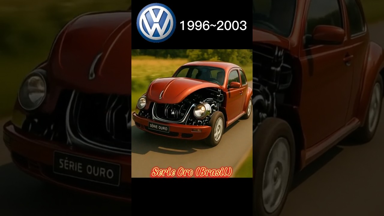 FUSCA VOLKSWAGEN evolution 🚗 #shorts