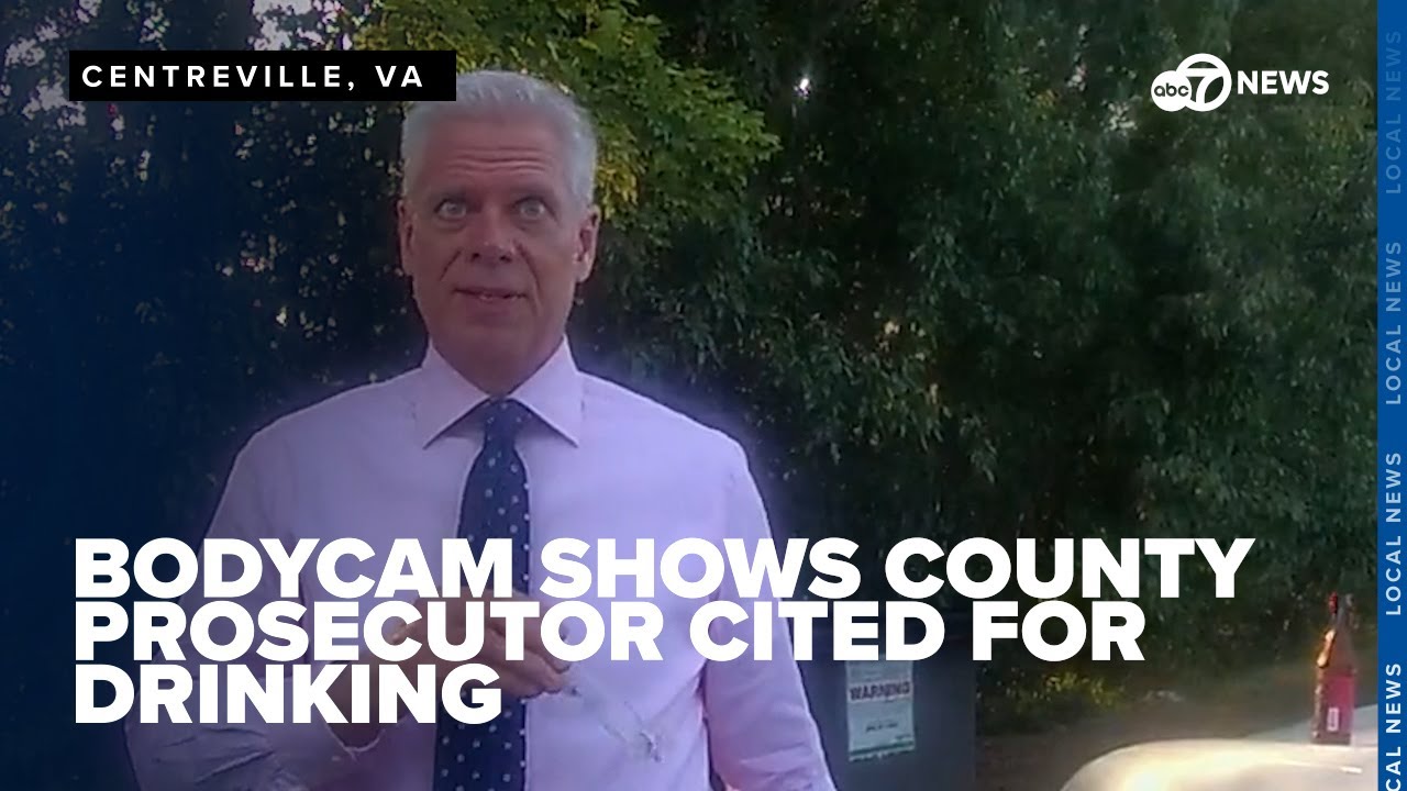 'This looks terrible:' Bodycam shows Fairfax County prosecutor cited for drinking