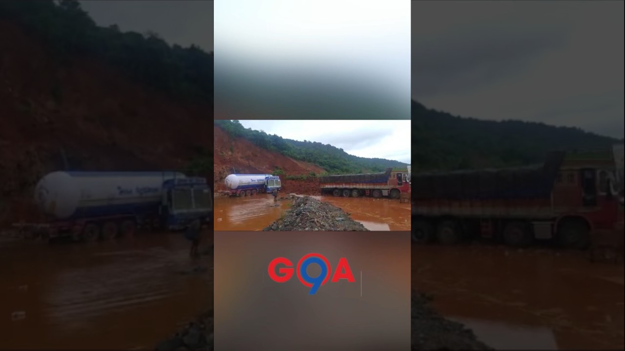 Major Landslide at Ankola Karnataka Seven Trapped #Karnataka #ankola #landslide #viralvideo