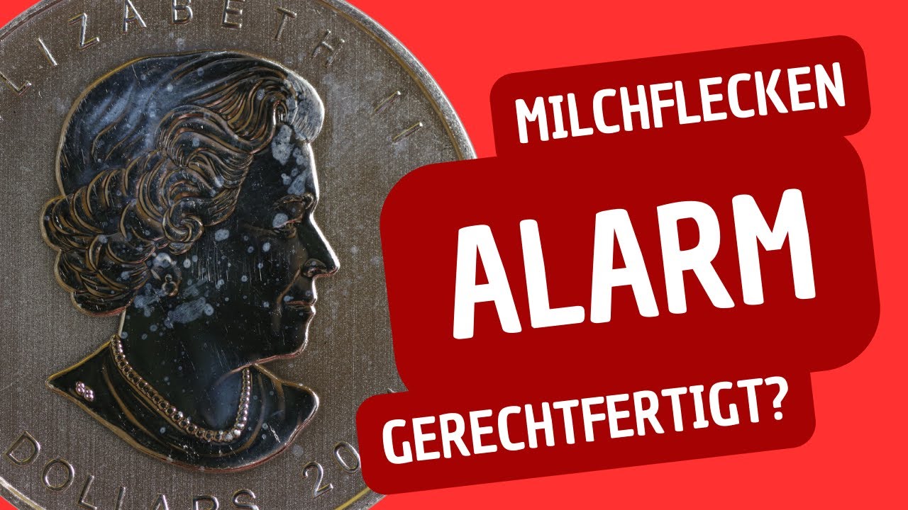 Alptraum f&uuml;r Anleger: Silberm&uuml;nze mit Milchflecken wertlos? Reinigung m&ouml;glich? Klartext vom Experten