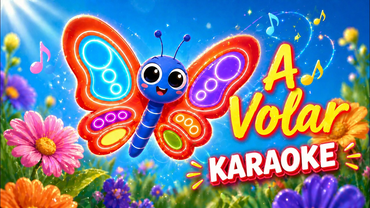 Vuela, Vuela Mariposa (versión KARAOKE) | Canción de la be /B/ y la pe /P/ | LaLaBla