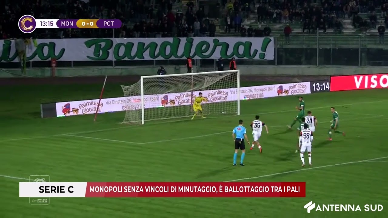 3 GENNAIO 2026 - SERIE C: MONOPOLI SENZA VINCOLI DI MINUTAGGIO, &Egrave; BALLOTTAGGIO TRA I PALI