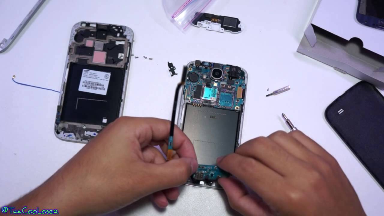 How to fix Broken Galaxy S4 - Front LCD Panel replacement
