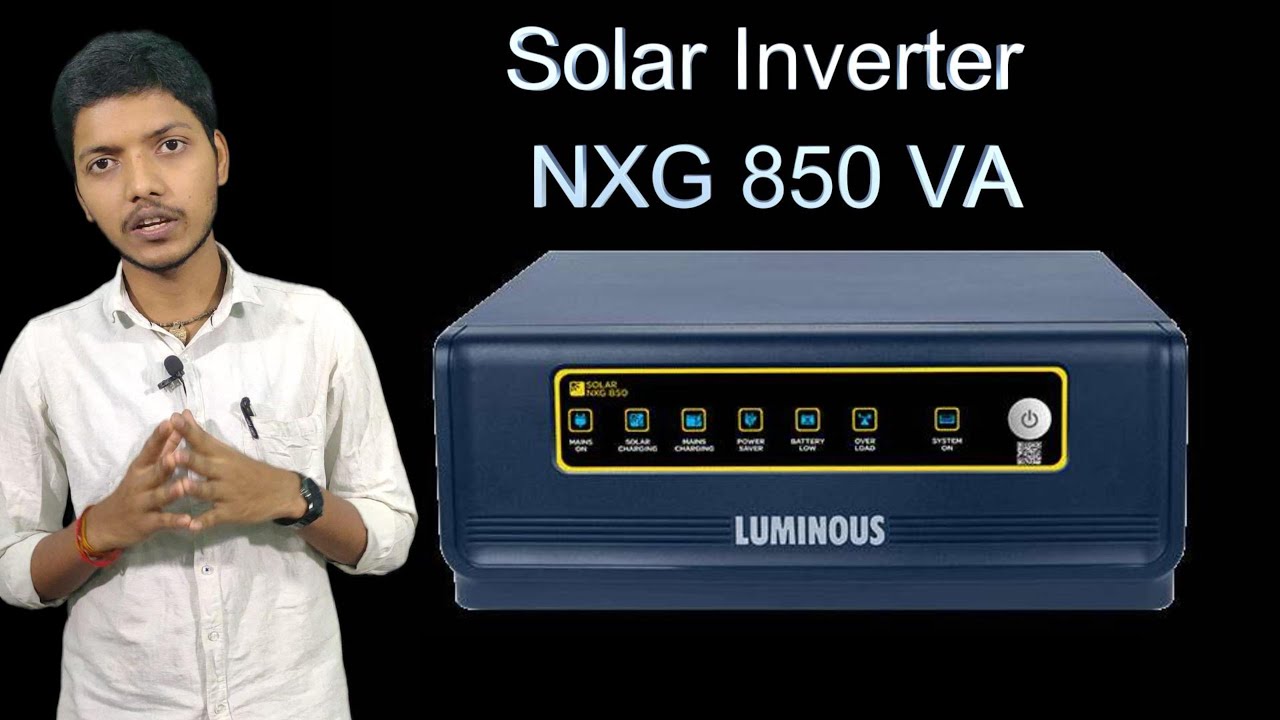 Luminous Solar Inverter NXG + 850/850E best Solar inverter in 2025 under ₹5000
