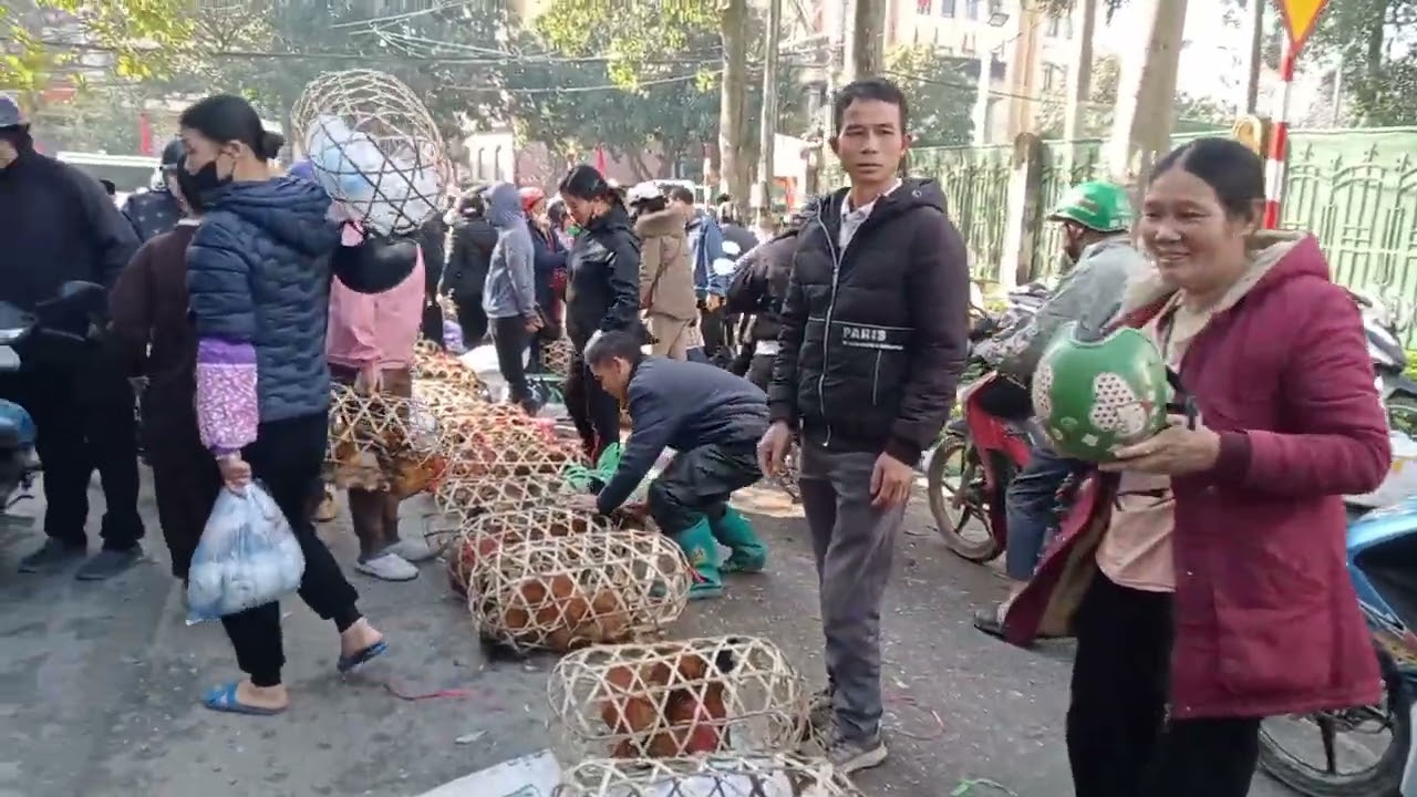Chợ lạng sơn những ngày cuối năm có nhiều mặt hàng bày bán phục vụ vụ tết 