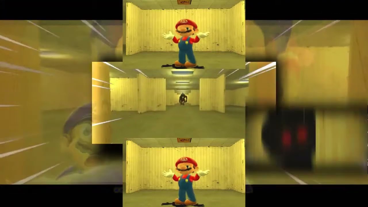YTPMV SMG4 Mario and The Backrooms Scan