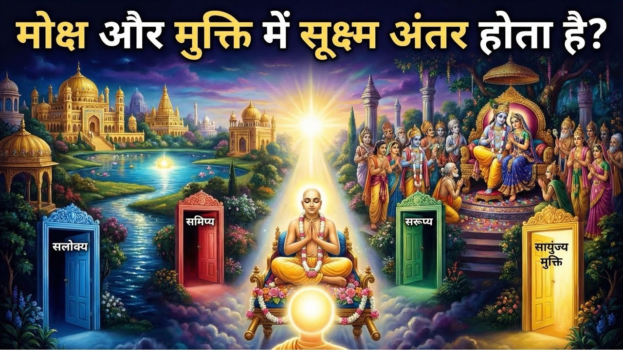 मोक्ष और मुक्ति में सूक्ष्म अंतर होता है?THERE IS A SUBTLE DIFFERENCE BETWEEN MOKSHA AND MUKTI.