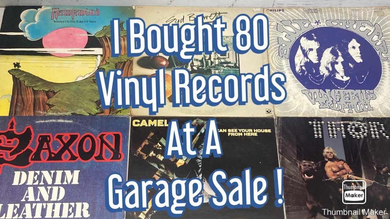 I Bought a collection of 80 Vinyl Records at a Garage Sale. Lots of Hard Rock Prog Rock Heavy Metal